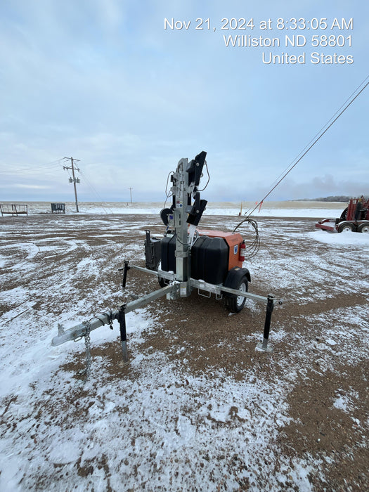 2024 Wanco WLTT-4MM4K Diesel, Deep Sea Controller, Shore Power Plug, Auto Start, (4) 350W LED Floodlights, 4kW Generator, 60 Gal Fuel Tank, 2" Ball, T3