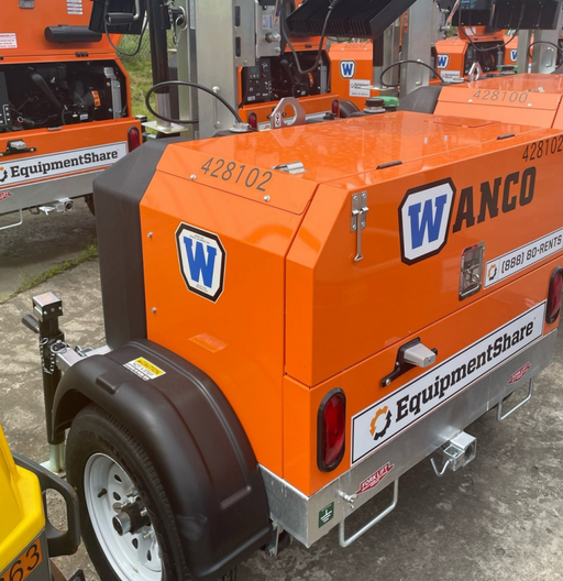 2024 Wanco WLTT-4MM4K Diesel, Deep Sea Controller, Shore Power Plug, Auto Start, (4) 350W LED Floodlights, 4kW Generator, 60 Gal Fuel Tank, 2" Ball, T3