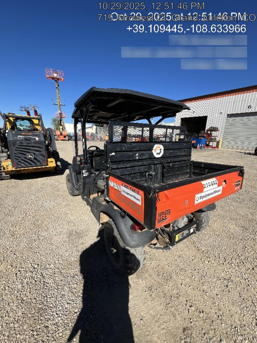2022 Kubota RTV-X1140W-H Plastic Canopy, Windshield Acrylic Clear, LED Strobe Light, Wire Harness Kit, Back up Alarm