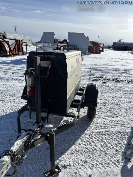 2019 Lincoln Electric Vantage 322 Ready-Pak 3, Two Wheel Trailer, Fender and Light Kit, Cable Rack