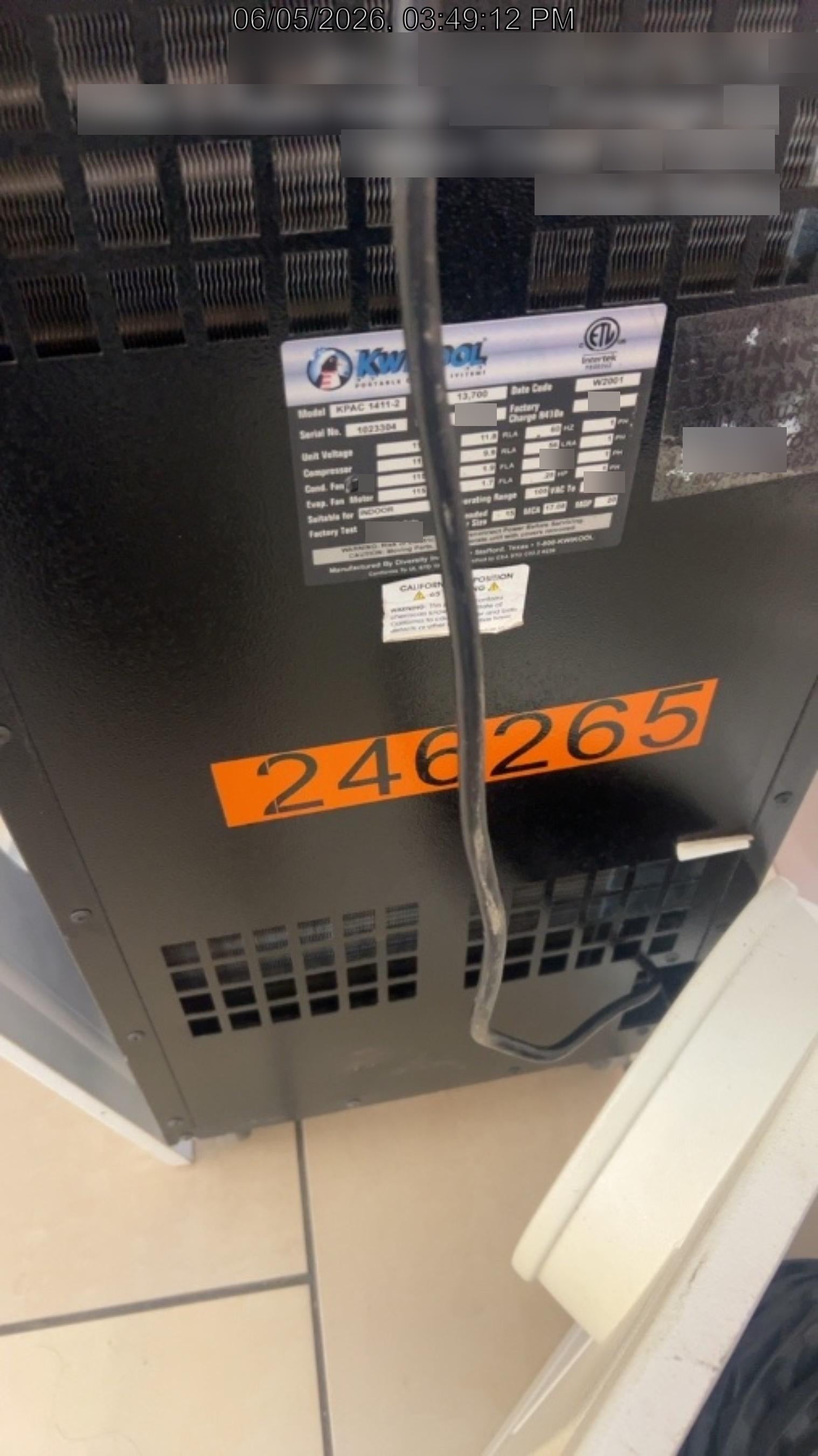 2022 KWIKOOL KPAC1411-2