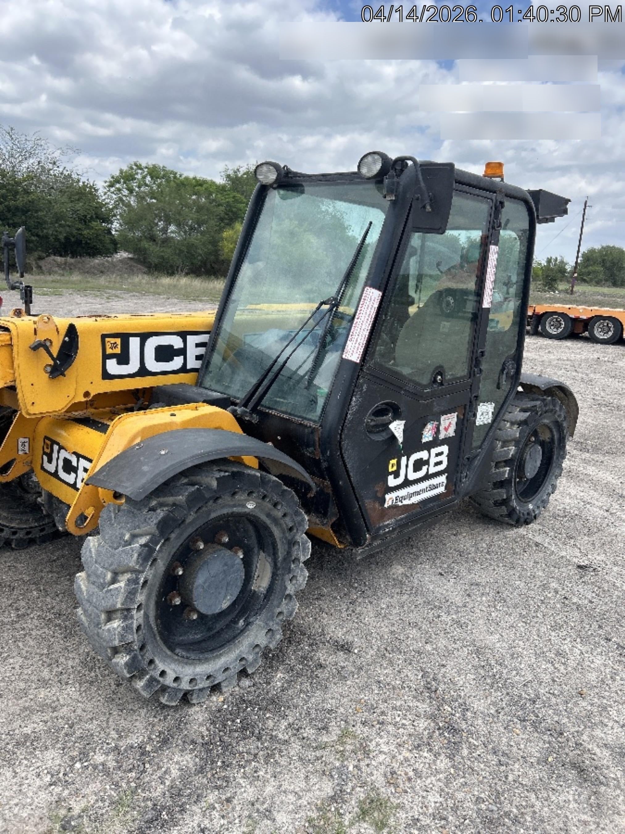 2020 JCB 505-20TC Cab/Heat/Air, Solid Tires, Work Lights, Beacon, Aux Hydraulics, Back up Alarm, ES Decals