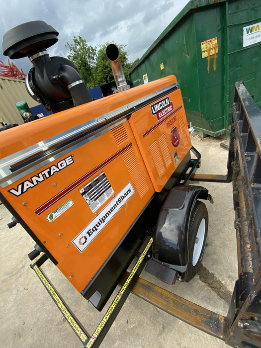 2021 Lincoln Electric Vantage 549X Ready Pak 3, ORANGE (includes trailer, cable rack, fender light kit)