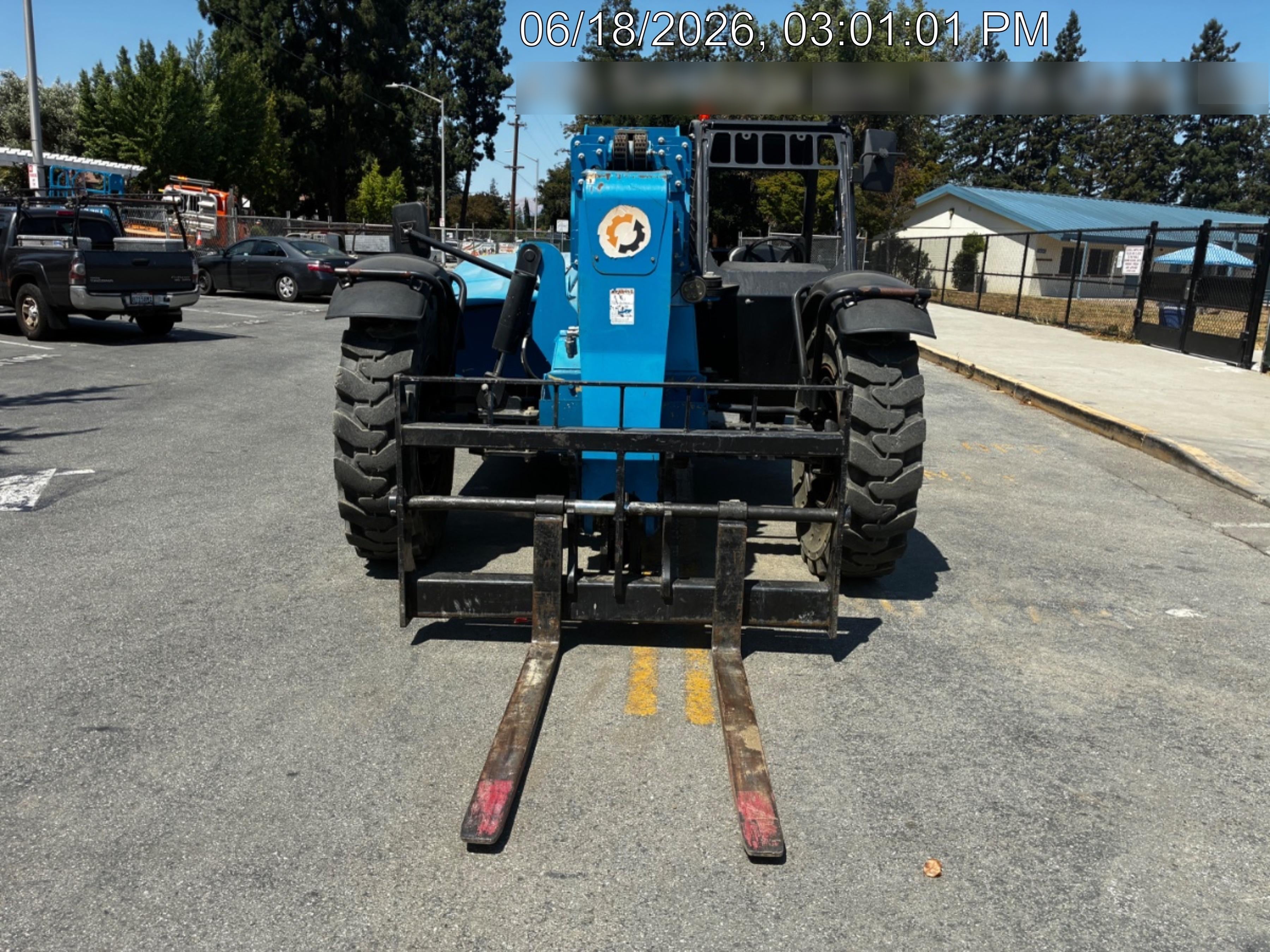 2019 Genie GTH-636 Canopy, Solid RT Tires, LED Work Lights, Beacon 60" QA Carriage, 48" Forks