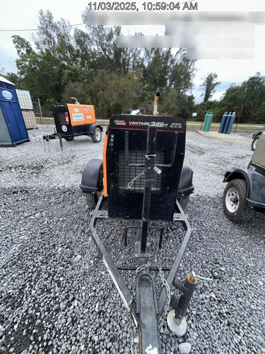 2021 Lincoln Electric Vantage 322 Vantage 322 Ready Pak 3 w/ Decals, ORANGE (includes trailer, cable rack, fender light kit) NO Telematics