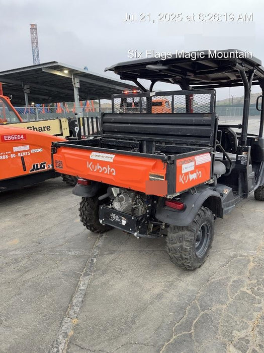 2022 Kubota RTV-X1140W-H Plastic Canopy, Windshield Acrylic Clear, LED Strobe Light, Wire Harness Kit, Back up Alarm