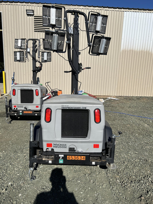 2024 Wacker Neuson LTT4 Diesel, Kohler KDW702, Deep Sea Controller, Auto Start, LED 320W, Bypass Outlet, T3