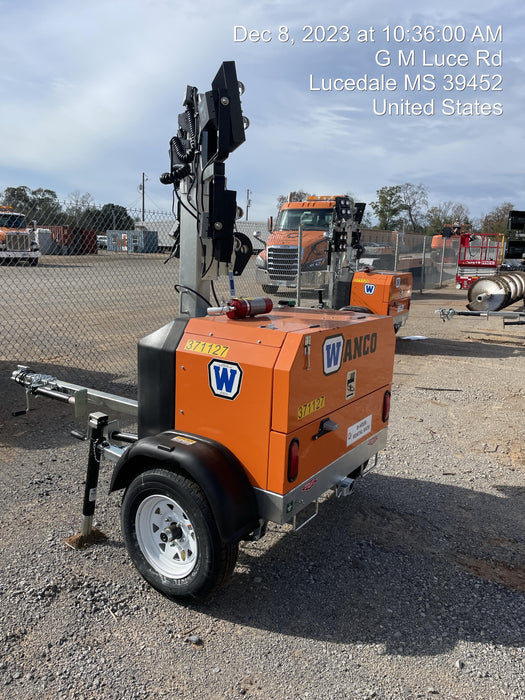 2023 Wanco WLTT-4MM4K Diesel, Deep Sea Controller, Shore Power Plug, Auto Start, (4) 350W LED Floodlights, 4kW Generator, 60 Gal Fuel Tank, 2" Ball, T3