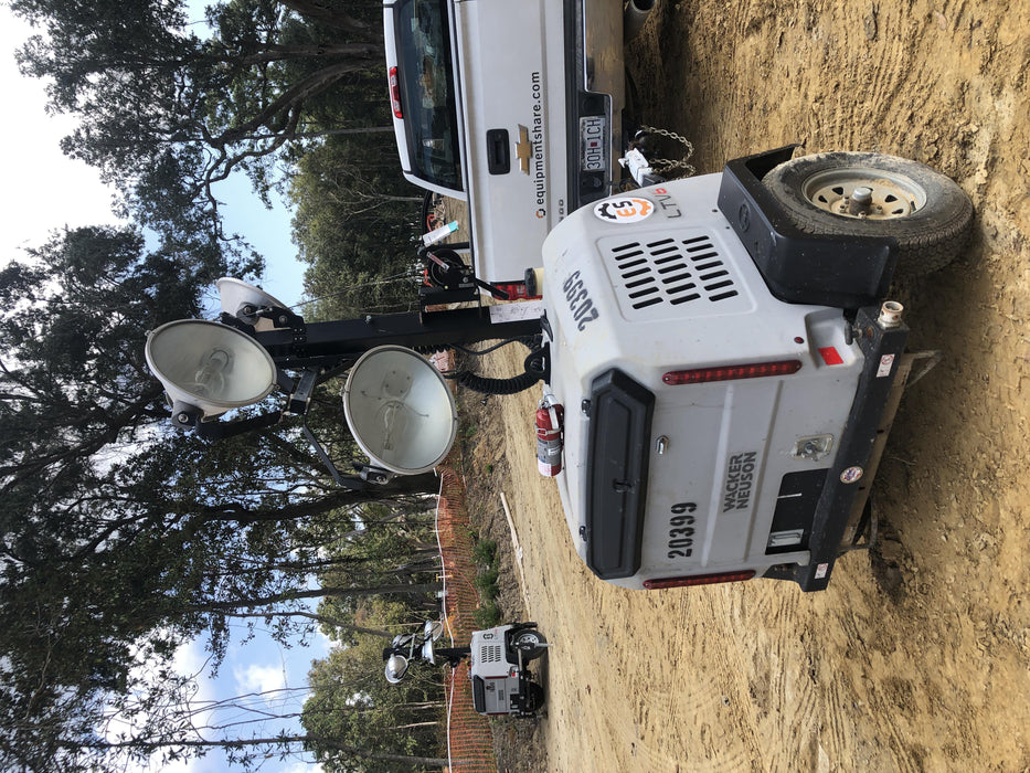 2018 Wacker Neuson LTV6L-MH LTV6L Mobile Light Tower w/Fuel Level Sensor Installed