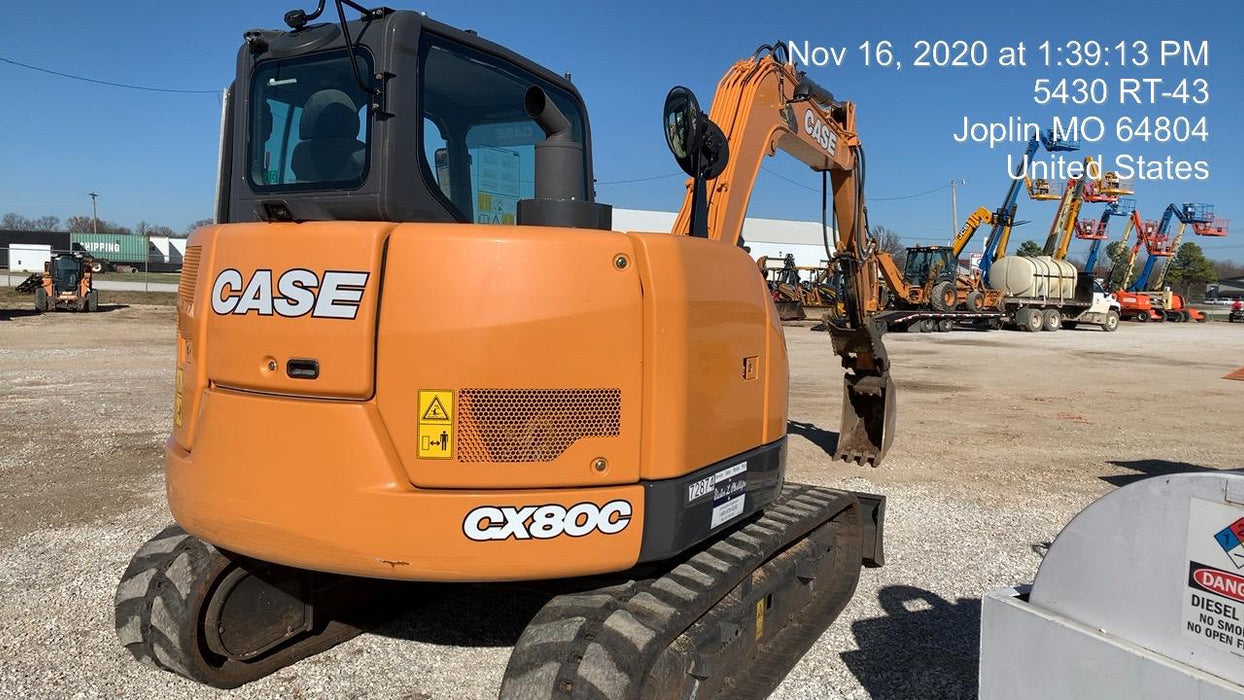 2018 Case CX80C CASE CX80C