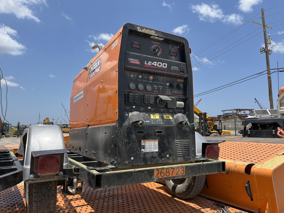 2022 Lincoln Electric LE400 Kubota V1505, Trlr, Cable Rack, Light Kit, ES Decals, T3