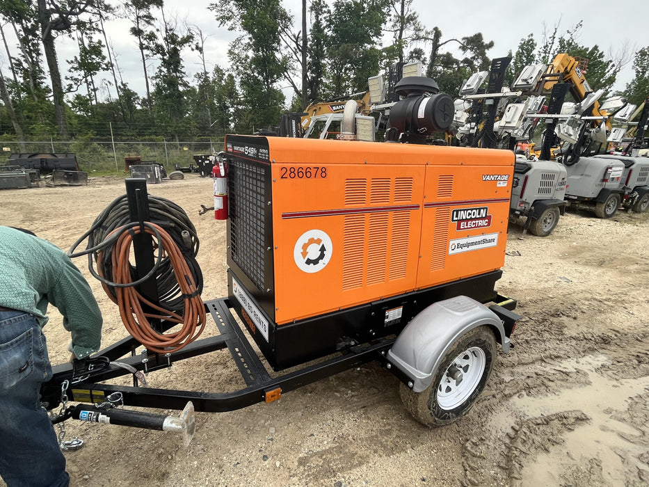 2022 Lincoln Electric Vantage 549X Crosslink Technology, Trailer Mounted, ES Decals, T3