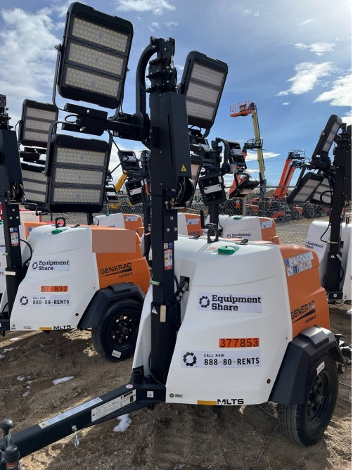 2023 Generac MLT2 Diesel, Flex Switch 120V Input, Powerzone Controller, 
(4) 320W LED Lights, 4kW Generator, 39.9 Gal Fuel Tank, 2" Ball, T3