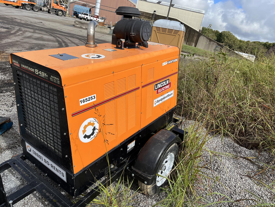 2021 Lincoln Electric Vantage 549X Ready Pak 3, ORANGE (includes trailer, cable rack, fender light kit)