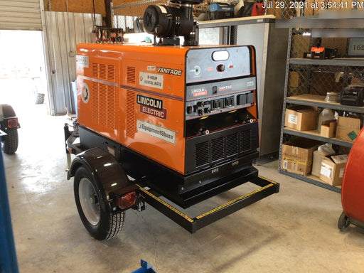 2021 Lincoln Electric Vantage 549X Ready Pak 3, ORANGE (includes trailer, cable rack, fender light kit)