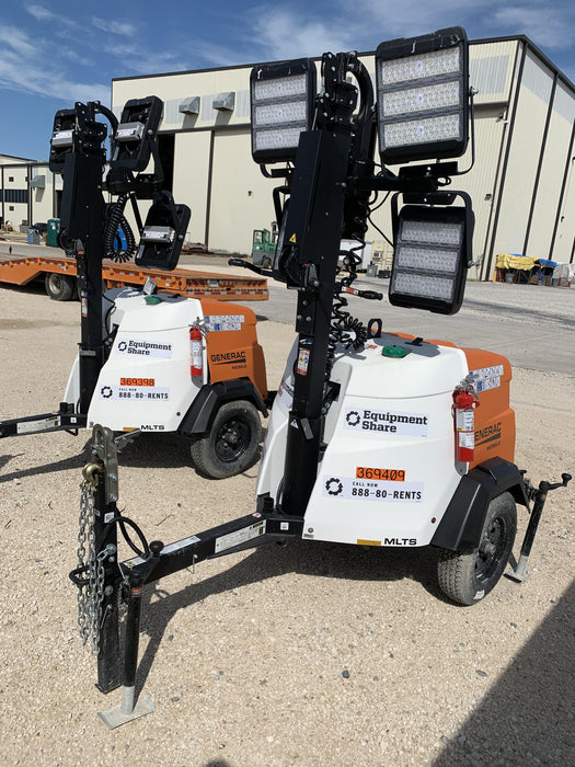 2023 Generac MLT2 Diesel, Flex Switch 120V Input, Powerzone Controller, 
(4) 320W LED Lights, 4kW Generator, 39.9 Gal Fuel Tank, 2" Ball, T3