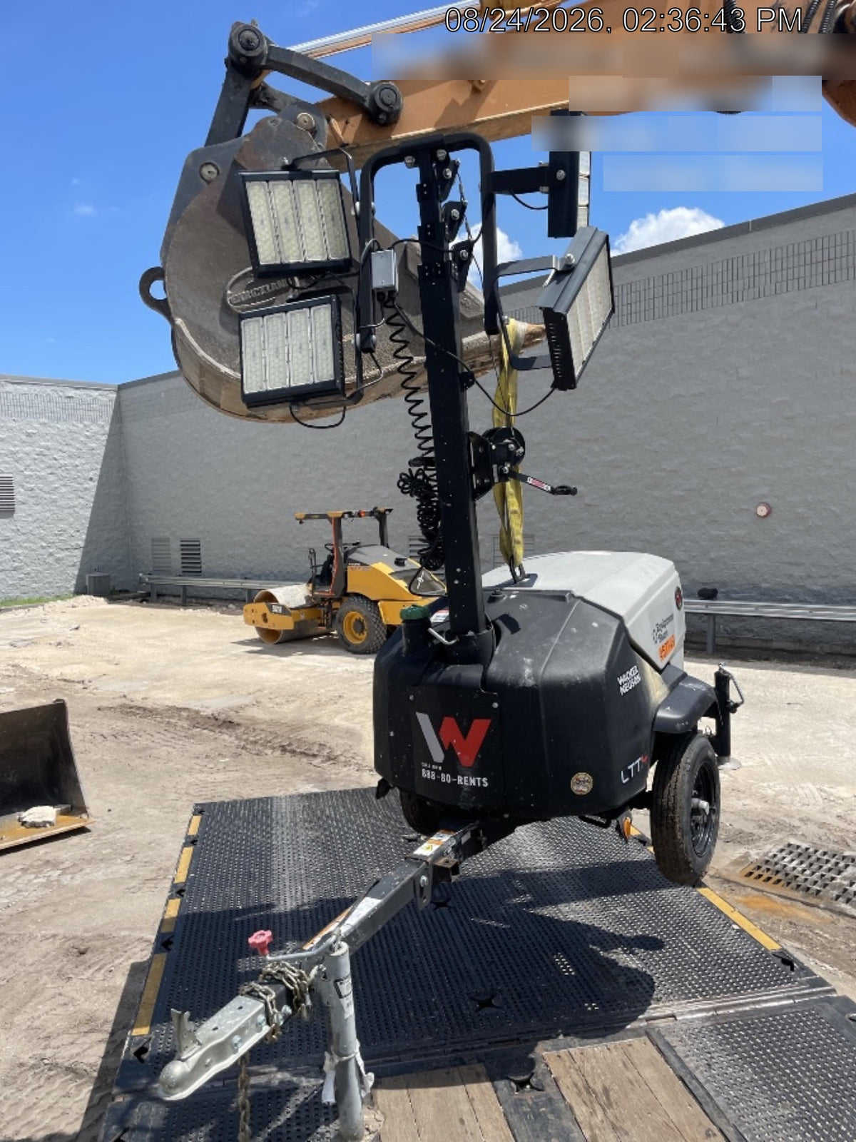 2024 Wacker Neuson LTT4 Diesel, Kohler KDW702, Deep Sea Controller, Auto Start, LED 320W, Bypass Outlet, T3