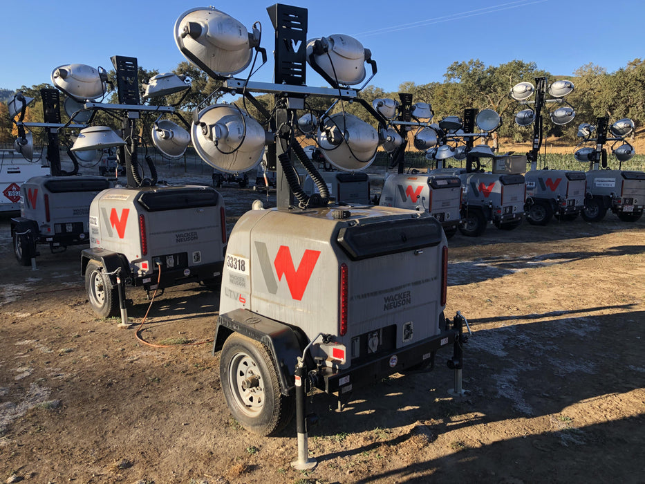 2019 Wacker Neuson LTV6L-MH Wacker Neuson LTV6L Mobile Light Tower w/Fuel Level Sensor Installed