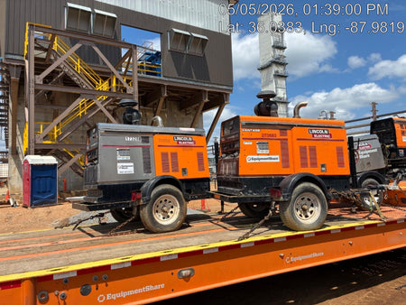 2021 Lincoln Electric Vantage 322 Vantage 322 Ready Pak 3 w/ Decals, ORANGE (includes trailer, cable rack, fender light kit) NO Telematics