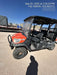 2022 Kubota RTV-X1140W-H Plastic Canopy, Windshield Acrylic Clear, LED Strobe Light, Wire Harness Kit, Back up Alarm