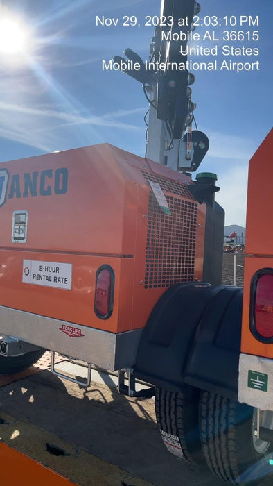 2023 Wanco WLTT-4MM4K Diesel, Deep Sea Controller, Shore Power Plug, Auto Start, (4) 350W LED Floodlights, 4kW Generator, 60 Gal Fuel Tank, 2" Ball, T3