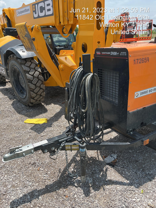 2021 Lincoln Electric Vantage 322 Vantage 322 Ready Pak 3 w/ Decals, ORANGE (includes trailer, cable rack, fender light kit) NO Telematics