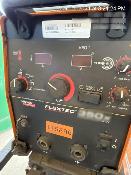 2020 LINCOLN ELECTRIC FLEXTEC 350X