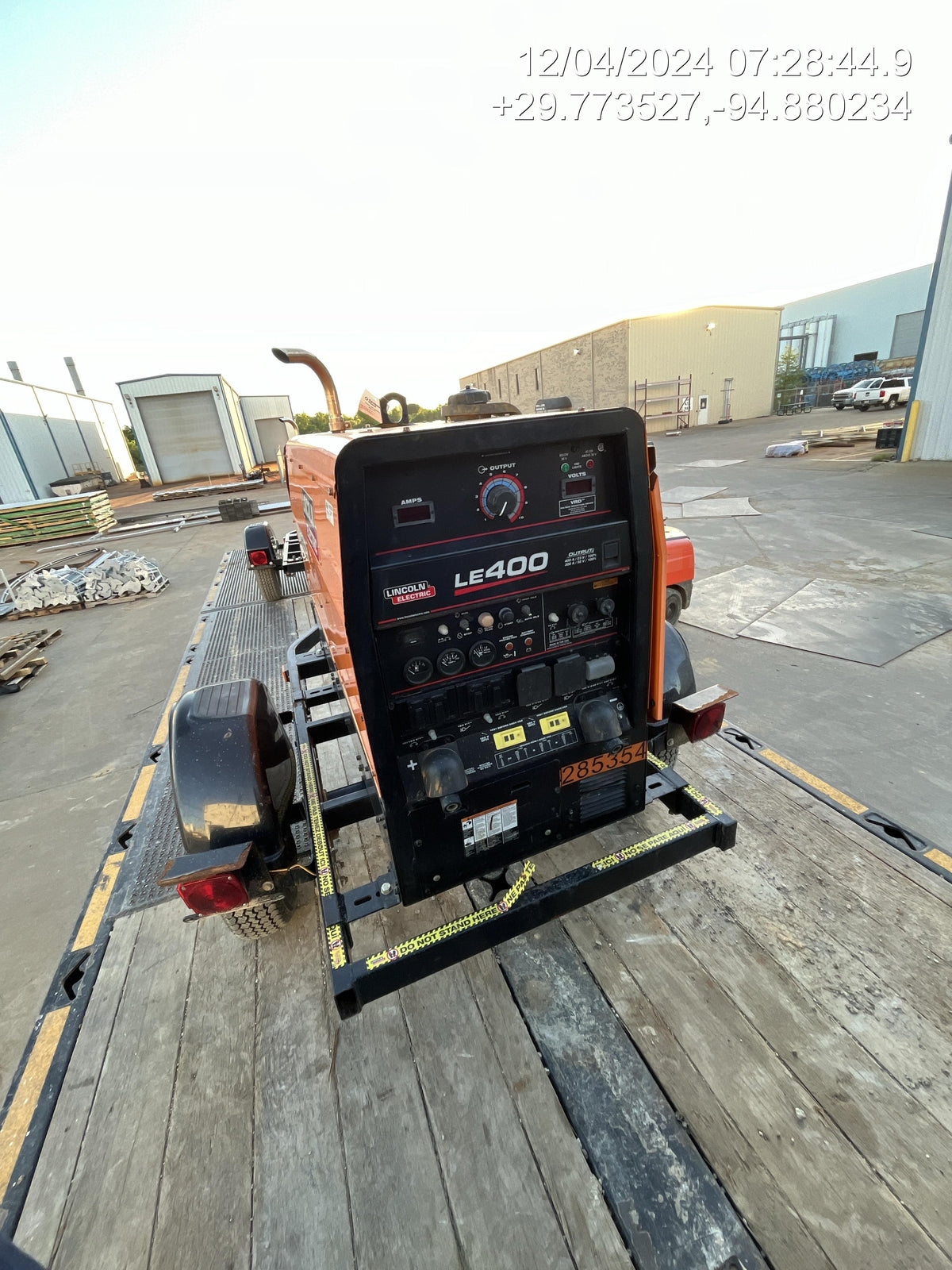 2022 Lincoln Electric LE400 Kubota V1505, Trlr, Cable Rack, Light Kit, ES Decals, T3