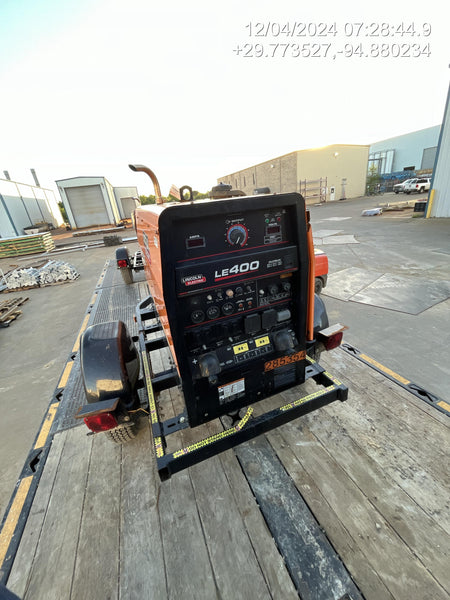 2022 Lincoln Electric LE400 Kubota V1505, Trlr, Cable Rack, Light Kit, ES Decals, T3