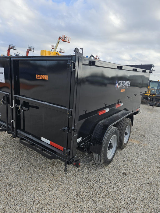 2025 TEXAS PRIDE TRAILERS 14'L x 7'W 5 Cu Yd Trunnion Hydraulic Dump