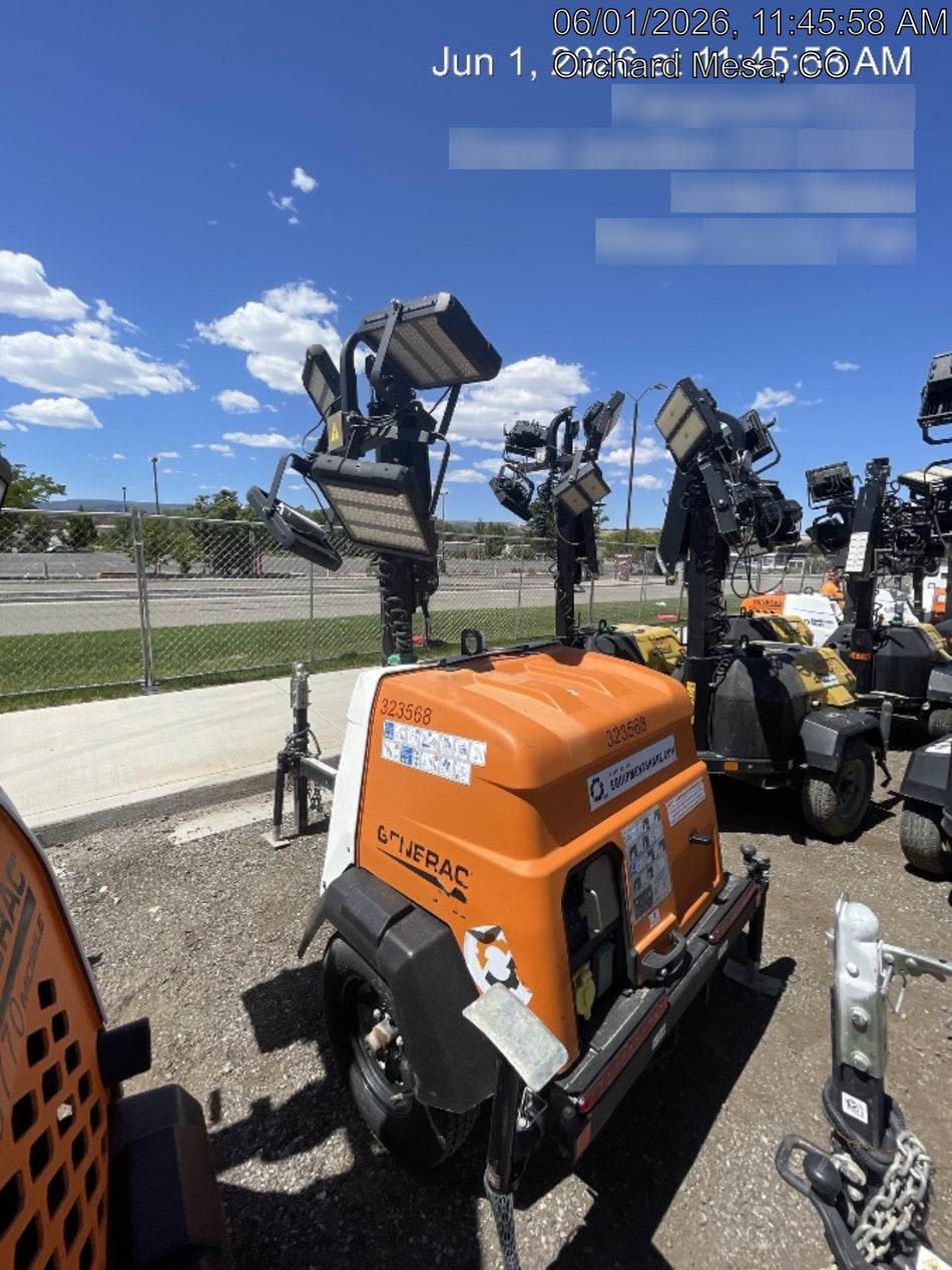 2023 Generac MLT2 Diesel, Flex Switch 120V Input, Powerzone Controller, (4) 320W LED Lights, 4kW Generator, 39.9 Gal Fuel Tank, 2" Ball, T3
