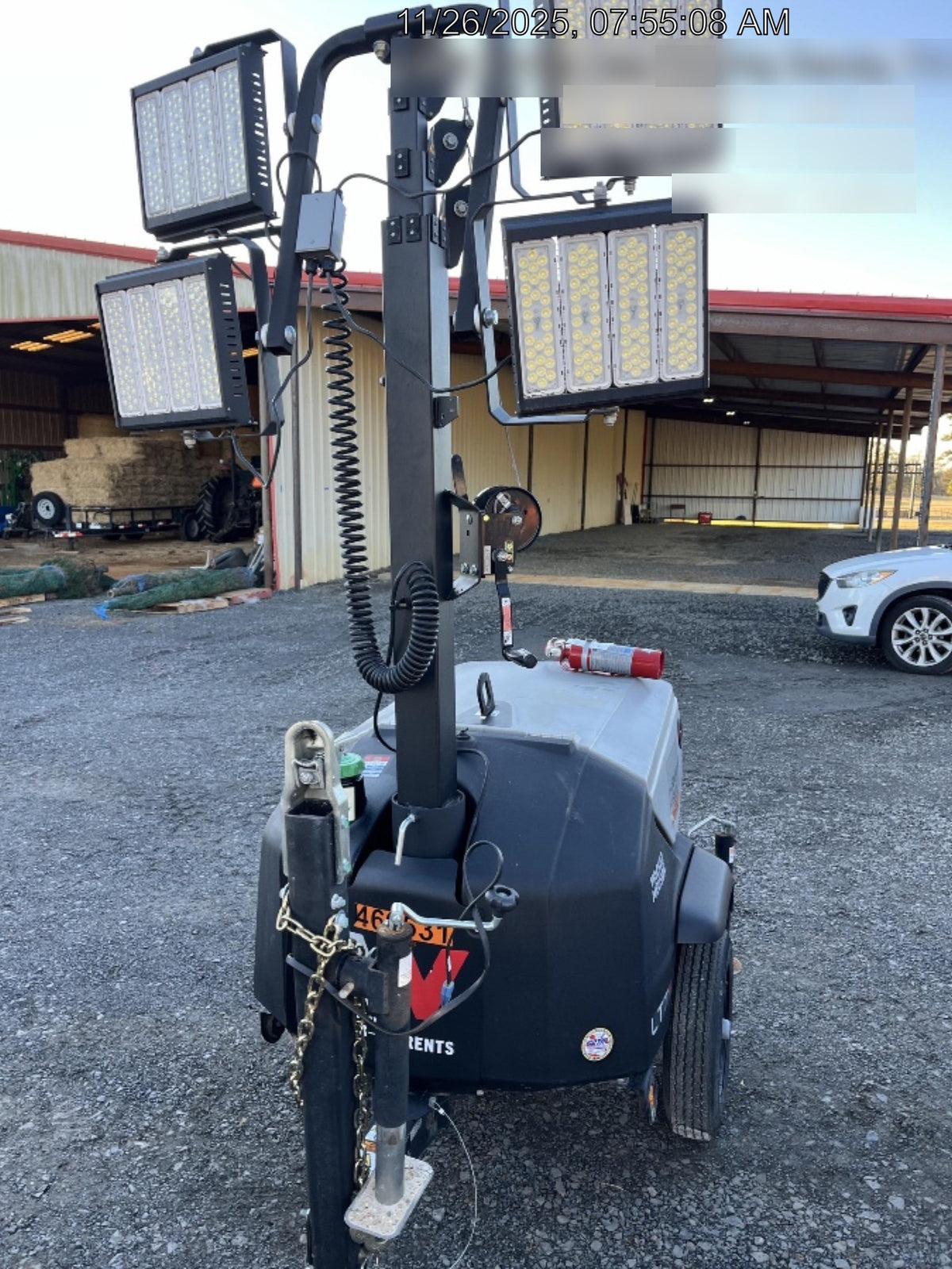 2024 Wacker Neuson LTT4 Diesel, Kohler KDW702, Deep Sea Controller, Auto Start, LED 320W, Bypass Outlet, T3