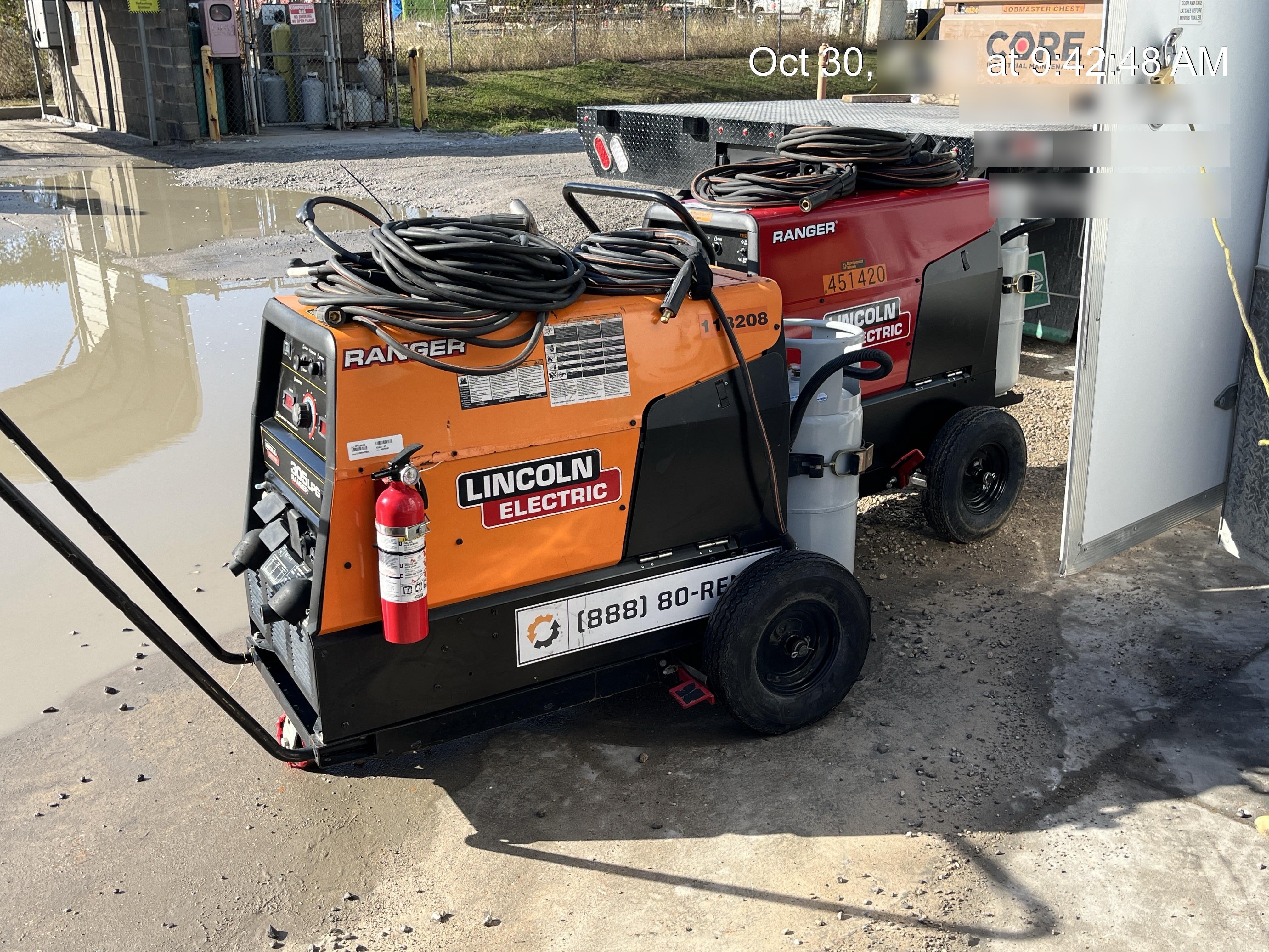 2020 Lincoln Electric Ranger 305 LPG Kohler Engine, One-Pak