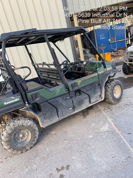 2019 Kawasaki Mule PRO-DXT Standard Options, Backup Alarm, Beacon, Plastic Hard Top, Poly Windshield, Horn Kit