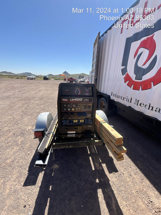 2022 Lincoln Electric LE400 Kubota V1505, Trlr, Cable Rack, Light Kit, ES Decals, T3