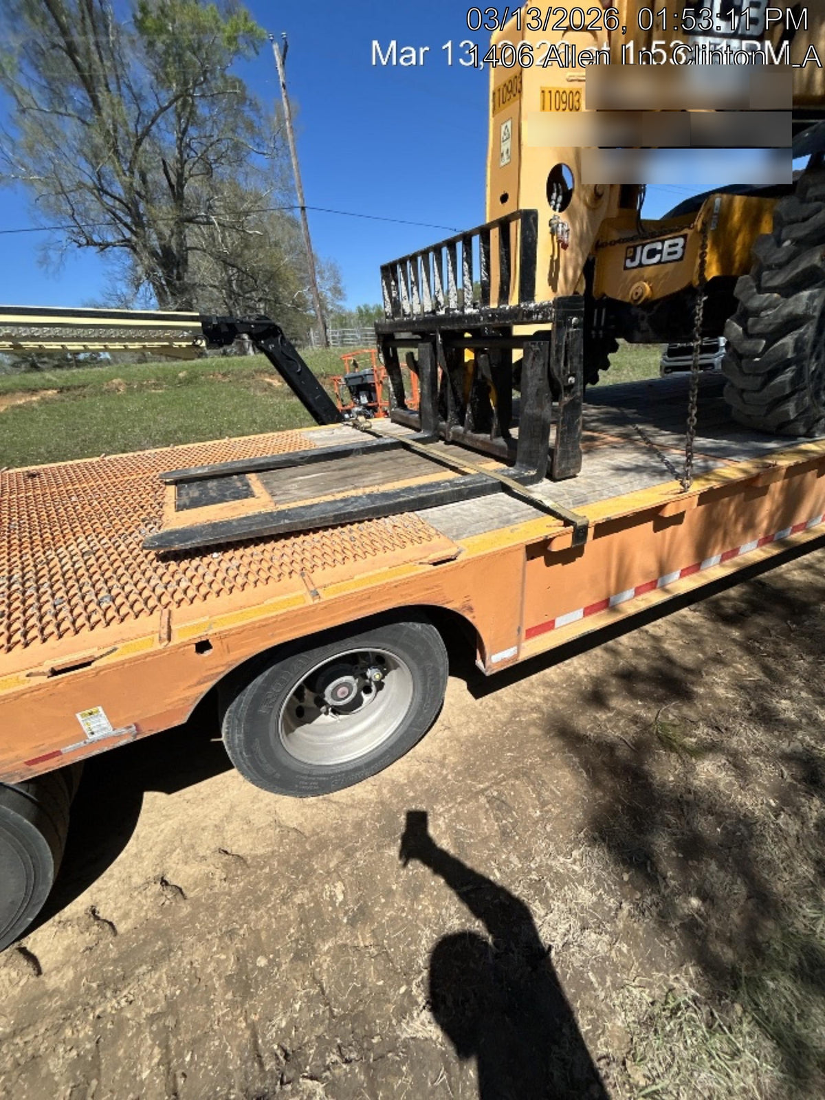 2020 JCB 509-42 Cab/Heat/Air, Solid Tires, Work Lights, Beacon, Aux Hydraulics, Back up Alarm, Lifting Eye, ES Decals