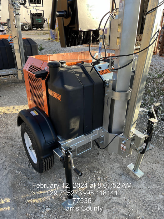 2024 Wanco WLTT-4MM4K Diesel, Deep Sea Controller, Shore Power Plug, Auto Start, (4) 350W LED Floodlights, 4kW Generator, 60 Gal Fuel Tank, 2" Ball, T3