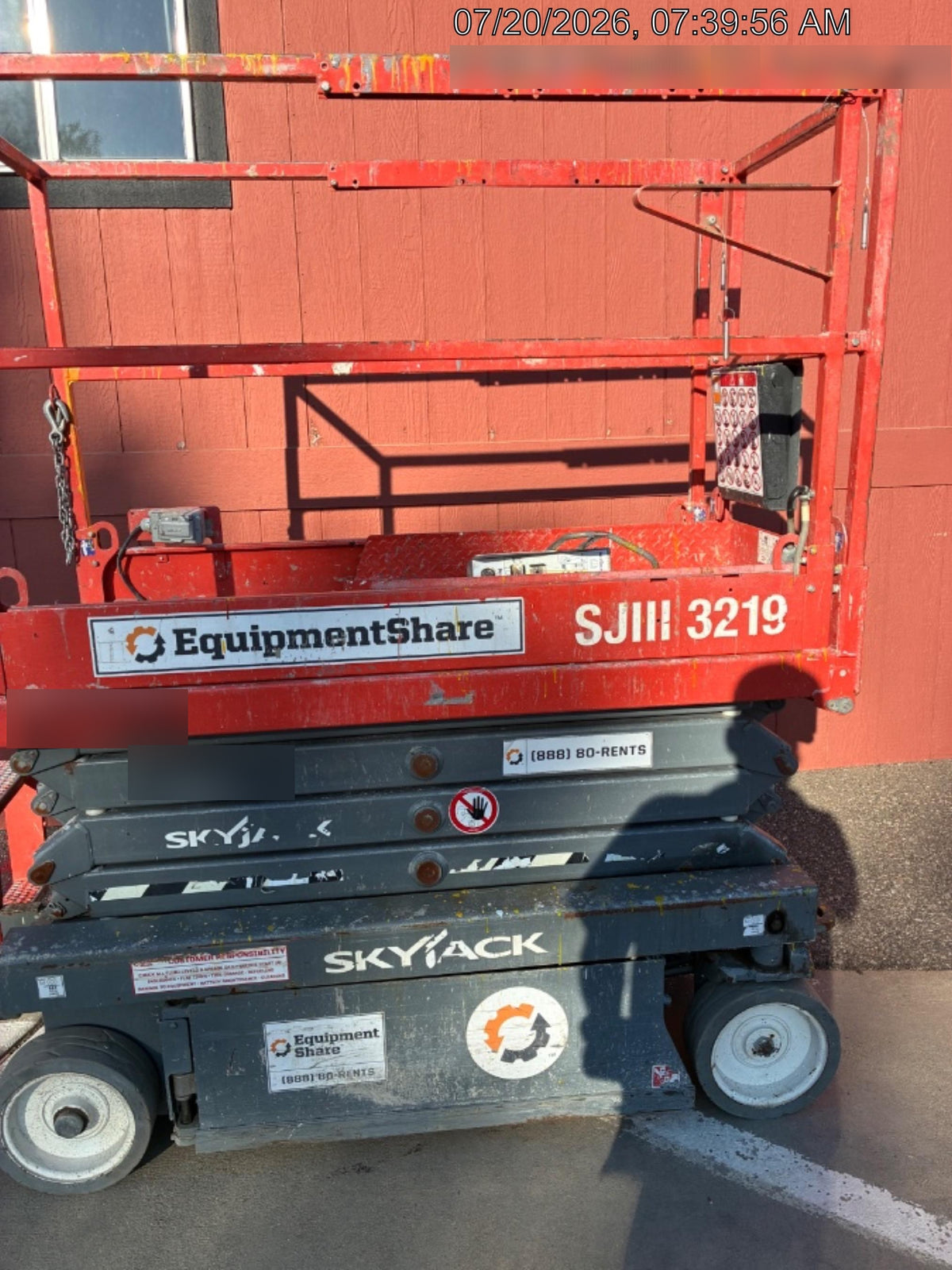 2019 Skyjack SJIII-3219 Standard Options