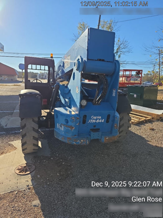 2018 Genie GTH-844 Genie GTH-844D w/Open ROPS, Solid Tires, Work Light/Beacon, 60" Carriage and Forks