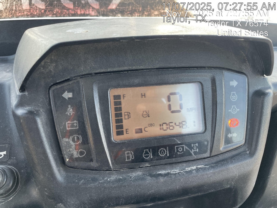 2022 Kubota RTV-X1140W-H Plastic Canopy, Windshield Acrylic Clear, LED Strobe Light, Wire Harness Kit, Back up Alarm