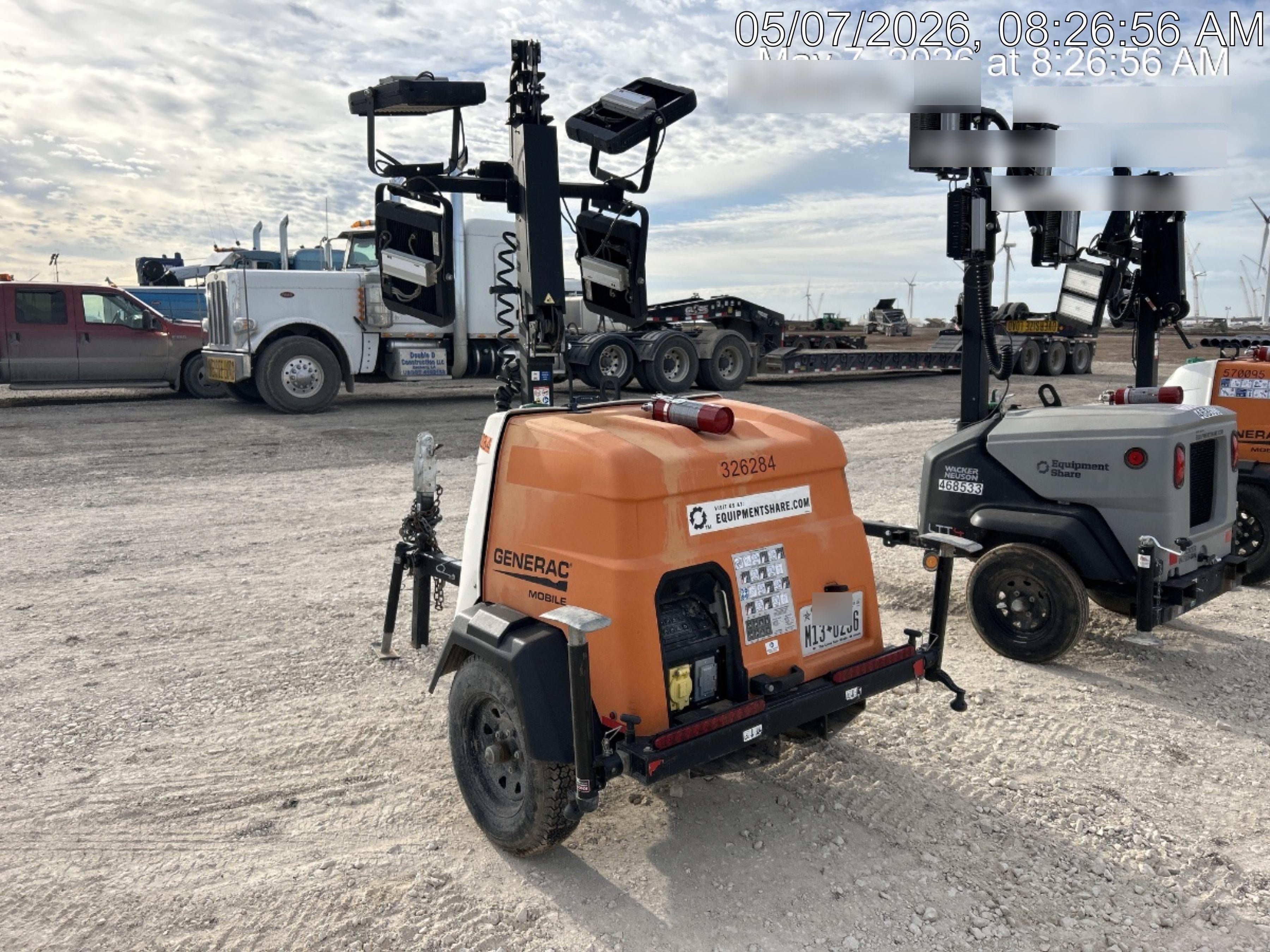 2023 Generac MLT2 Diesel, Flex Switch 120V Input, Powerzone Controller, (4) 320W LED Lights, 4kW Generator, 39.9 Gal Fuel Tank, 2" Ball, T3