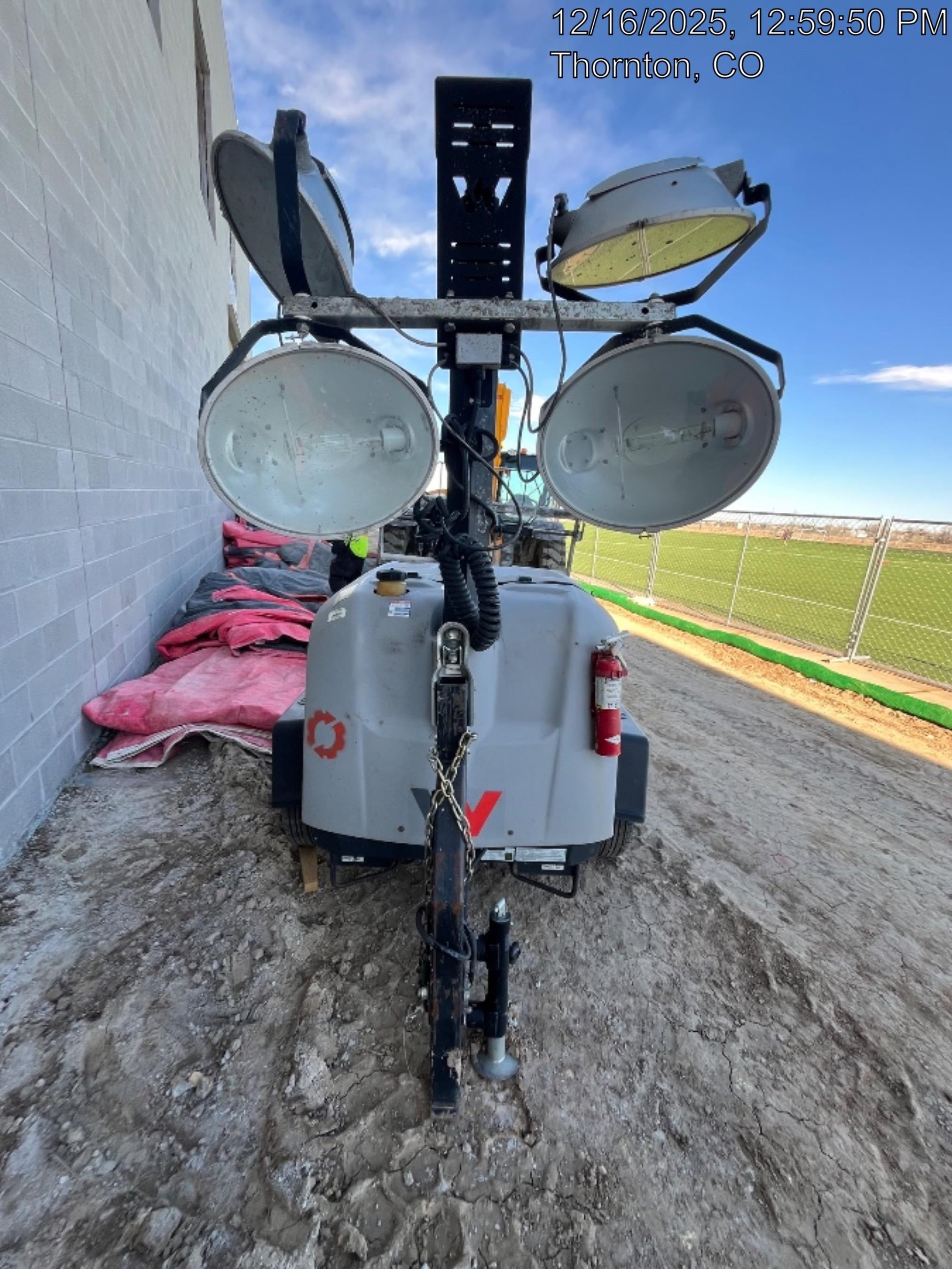 2019 Wacker Neuson LTV6L-MH Mobile Light Tower w/Fuel Level Sensor Installed