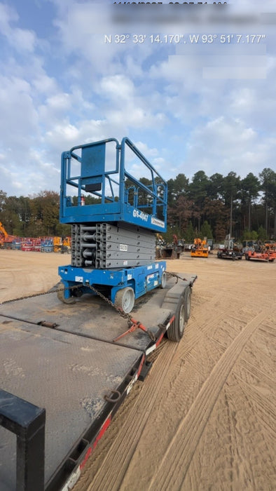 2019 Genie GS-4047 Folding rails with half height swing gate