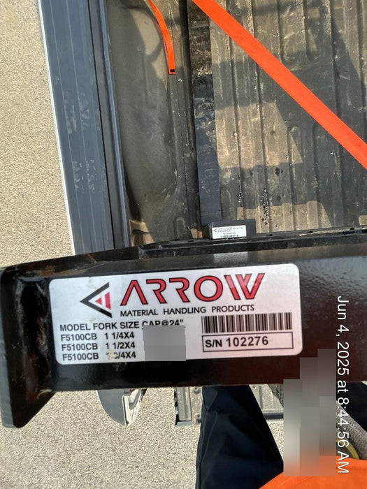 2025 ARROW MATERIAL HANDLING 24" Pallet Fork Frame