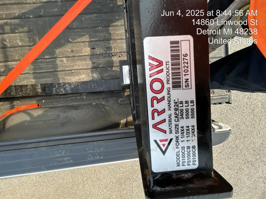 2025 ARROW MATERIAL HANDLING 24" Pallet Fork Frame