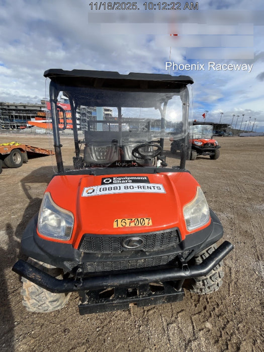 2021 Kubota RTV-X1140W-H Plastic Canopy, Windshield Acrylic Clear, LED Strobe Light, Wire Harness Kit, Back up Alarm