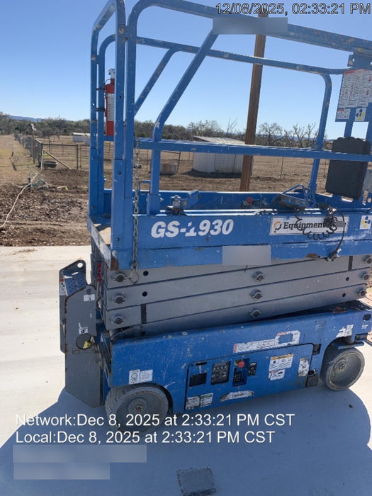 2019 Genie GS-1930 Fixed rails with chain Entry