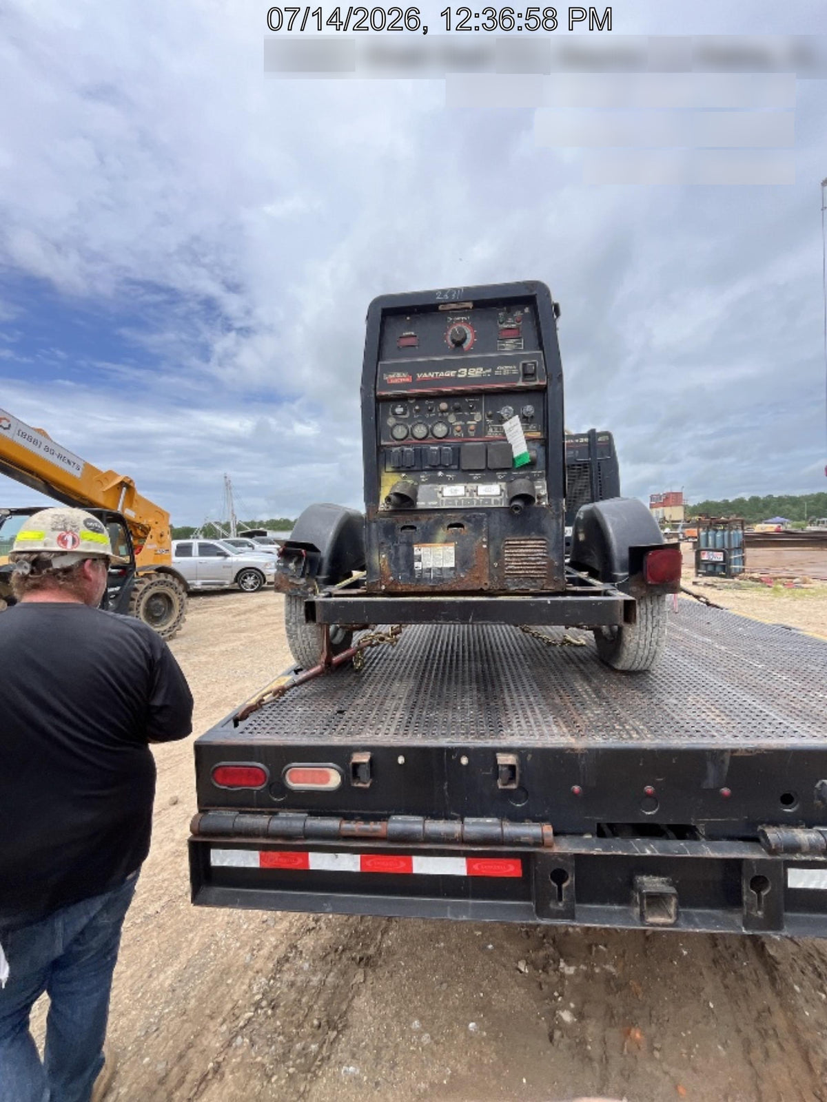 2019 Lincoln Electric Vantage 322 Lincoln Vantage 322 Welder w/Trailer, Light Kit, Cable Rack