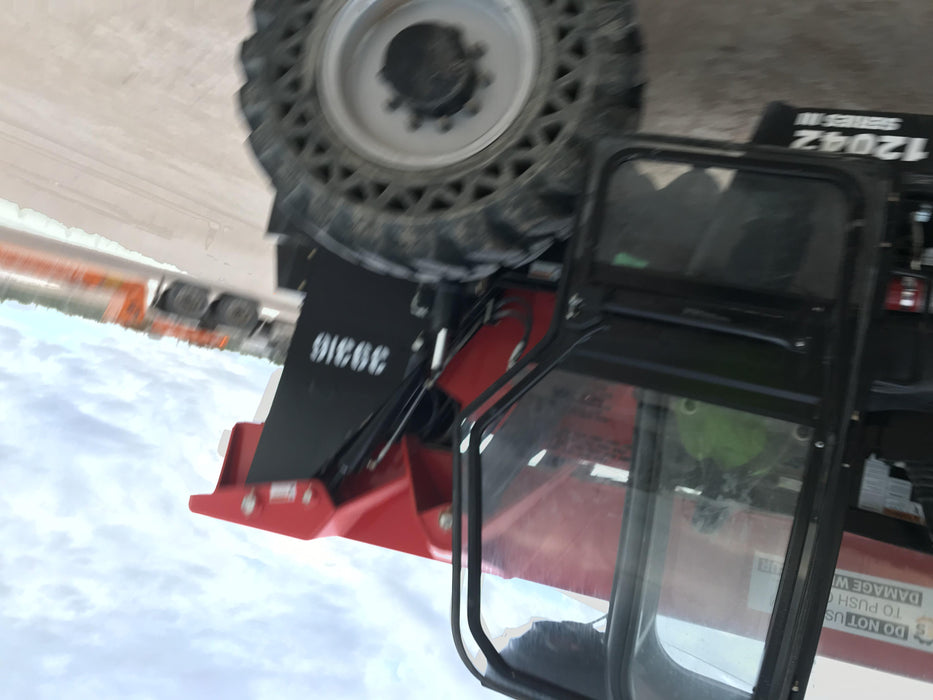 2019 Manitou MTA12042 120hp T4F, Cab/Heat/Air, Cab and Boom LED work lights, Auxiliary Hydraulics, Solid Tires, Amber strobe, Lift Hook 66" Carriage, 60" Forks