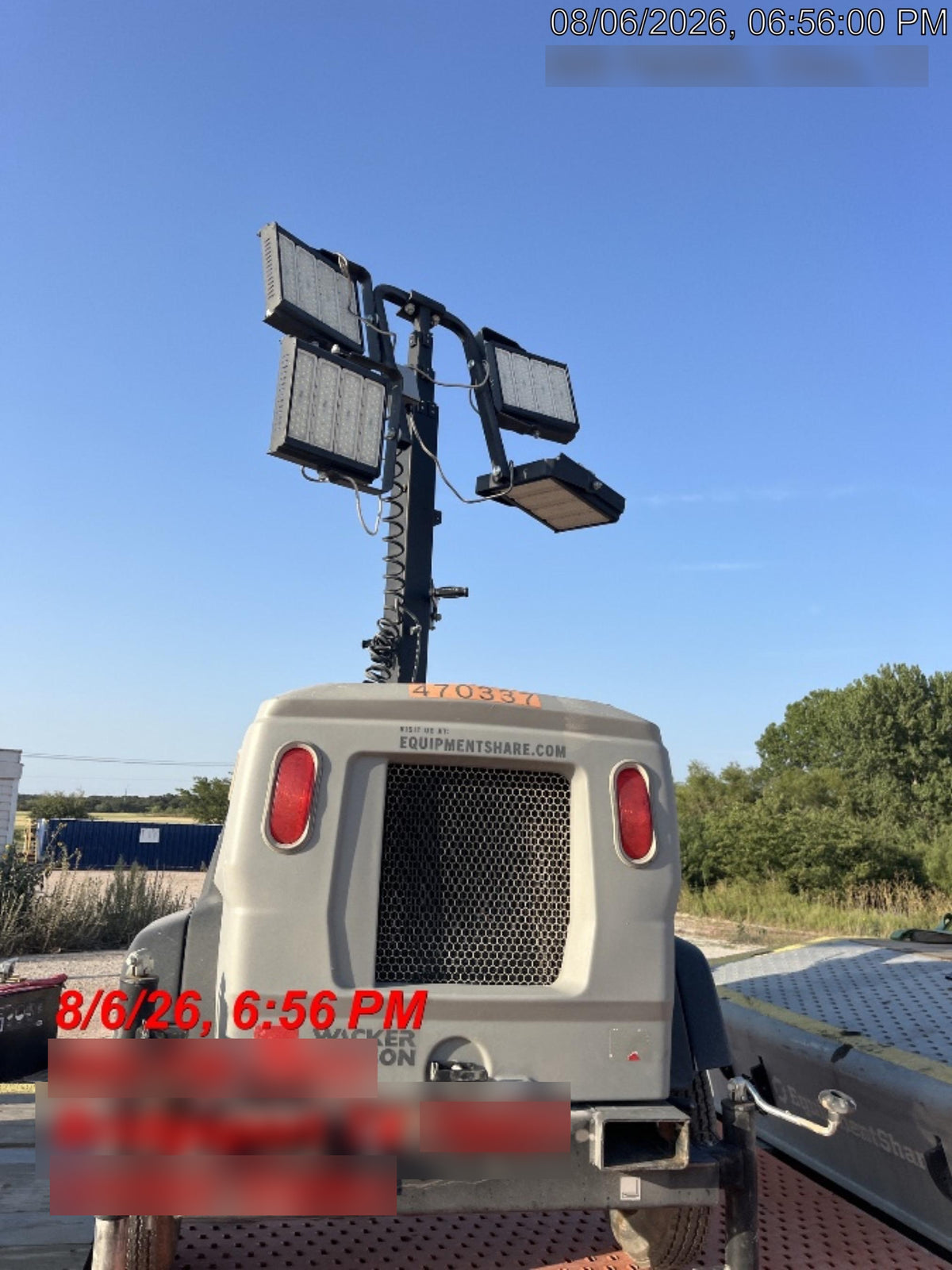 2024 Wacker Neuson LTT4 Diesel, Kohler KDW702, Deep Sea Controller, Auto Start, LED 320W, Bypass Outlet, T3